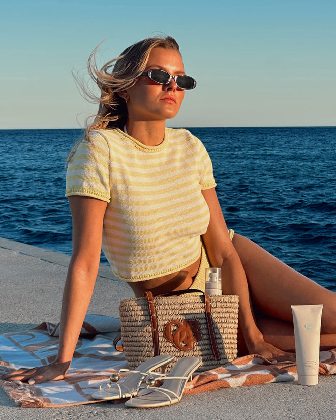 Raffia Beach Bag