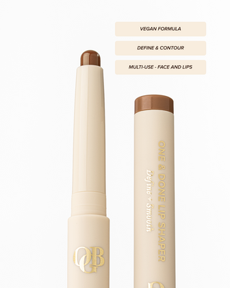 One & Done Lip Shaper | Suede OGB One & Done Lip Shaper in Suede, creamy all-in-one lip liner