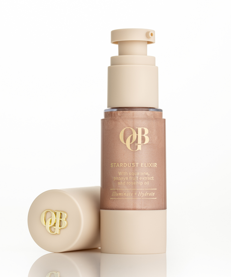 Stardust Elixir | After Glow OGB Stardust Elixir in After Glow, liquid highlighter for a natural glow