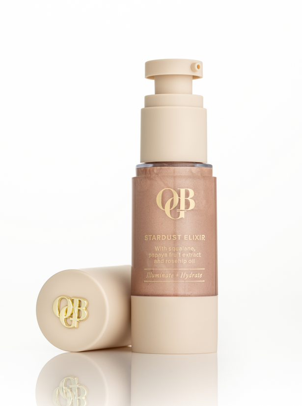 OGB Stardust Elixir After Glow: Stardust Elixir in After Glow met de dop