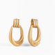 OGB Ballroom Bling Earrings, goudkleurige statement clip-oorbellen