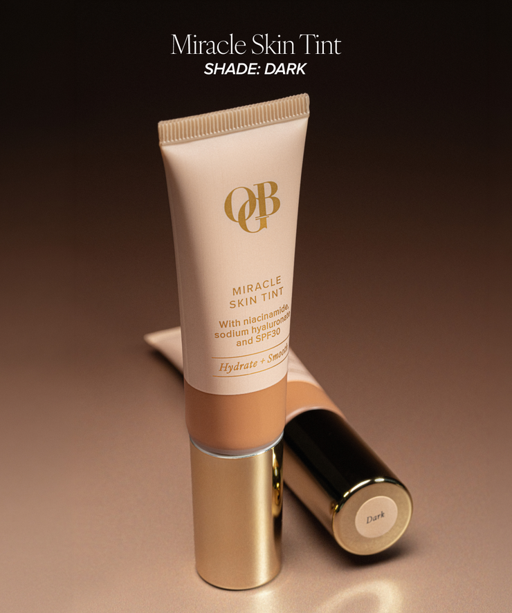 Miracle Skin Tint | Dark OGB Miracle Skin Tint in Dark, lightweight skin tint with SPF30