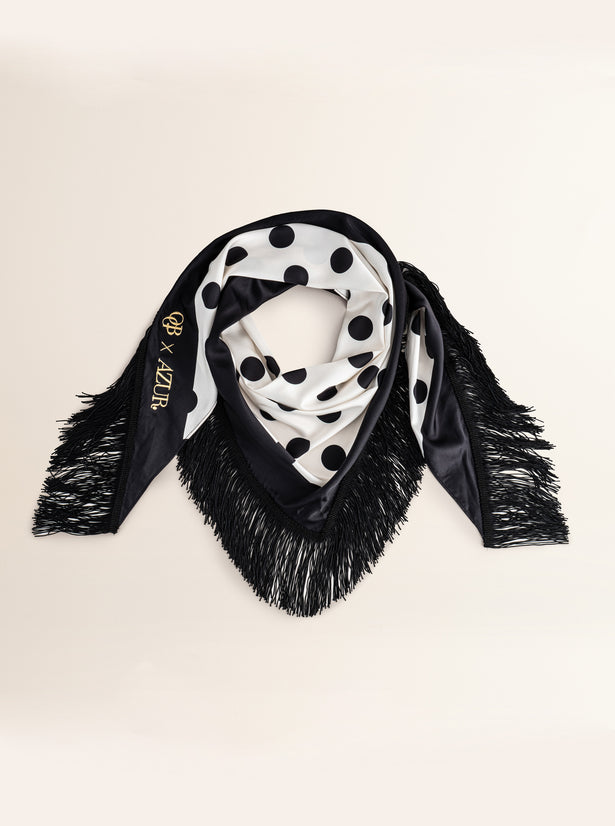 OGB x Azur Dot Print Scarf