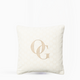 Merry Monogram Pillow Cover
