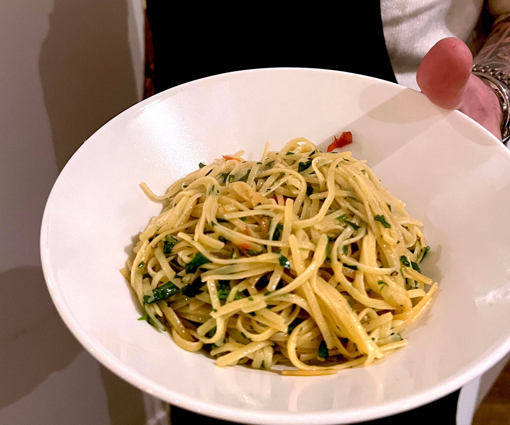 [OP HET MENU] Ruud's Spaghetti Aglio e Oilio Recept