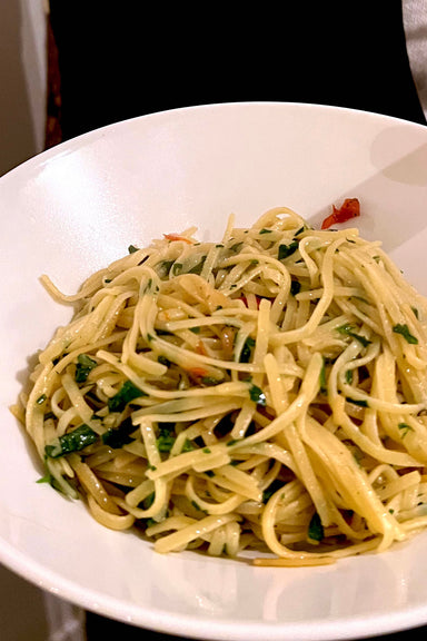 [OP HET MENU] Ruud's Spaghetti Aglio e Oilio Recept