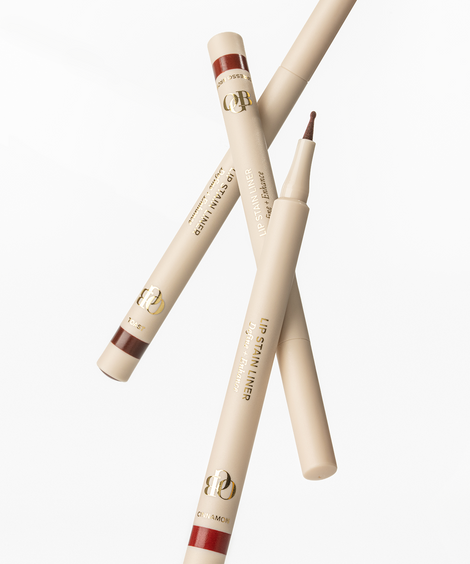 OGB Lip Stain Liner Set, drie langhoudende lipliners met viltpunt
