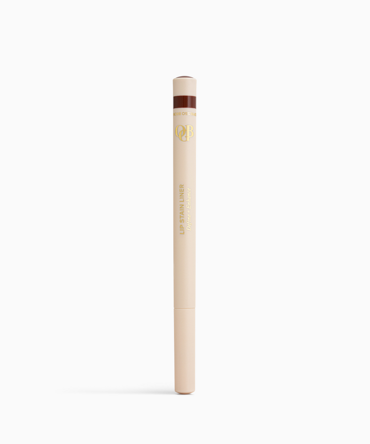 OGB Lip Stain Liner in Espresso Brown, long-lasting lip liner and stain