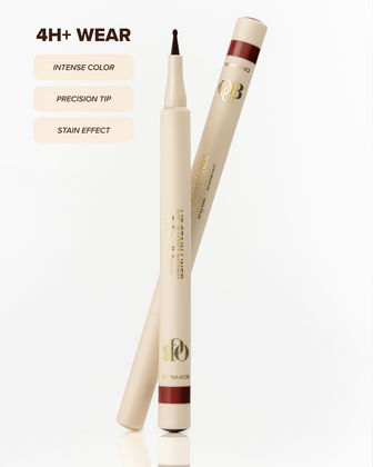 OGB Lip Stain Liner in Cinnamon, long-lasting lip liner and stain
