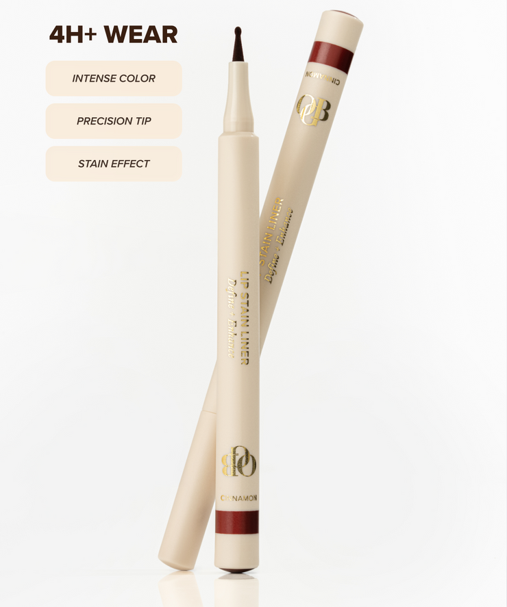 OGB Lip Stain Liner in Cinnamon, long-lasting lip liner and stain