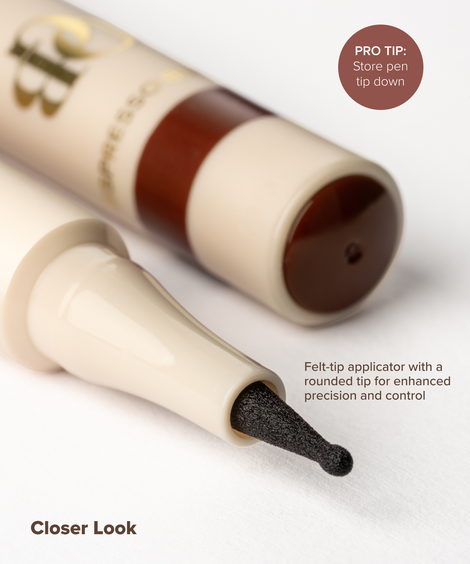OGB Lip Stain Liner in Espresso Brown, langhoudende lipliner en stain