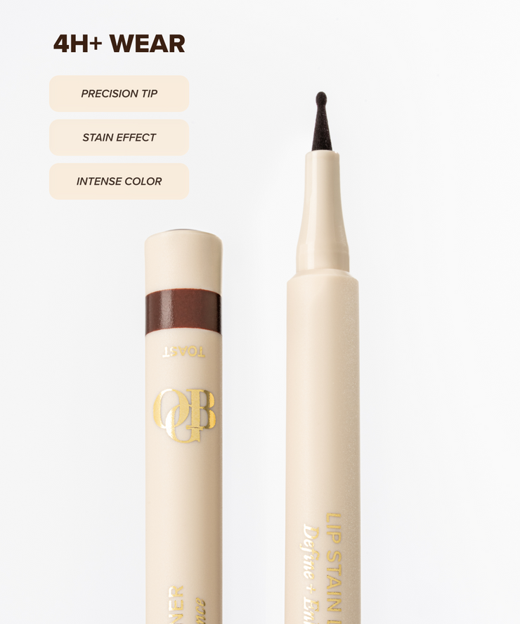 OGB Lip Stain Liner in Toast, long-lasting lip liner and stain