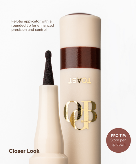 OGB Lip Stain Liner Set, drie langhoudende lipliners met viltpunt