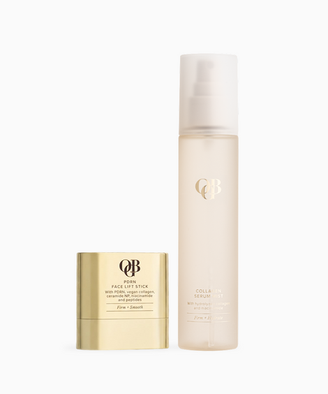 OGB Hydrate & Lift Duo: face lift stick and Collagen Serum Mist together