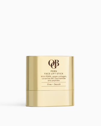 OGB PDRN Face Lift Stick: closed gold stick on a white background