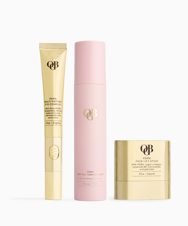 OGB All Things PDRN Set: eye complex, tanning mist en face lift stick bij elkaar