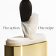 OGB Face & Eye Lift Duo: face lift stick with a brush and the text five actives, one swipe