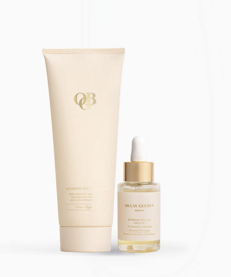OGB Retinoid Ritual Duo, retinoid gezichtsolie en bodylotion