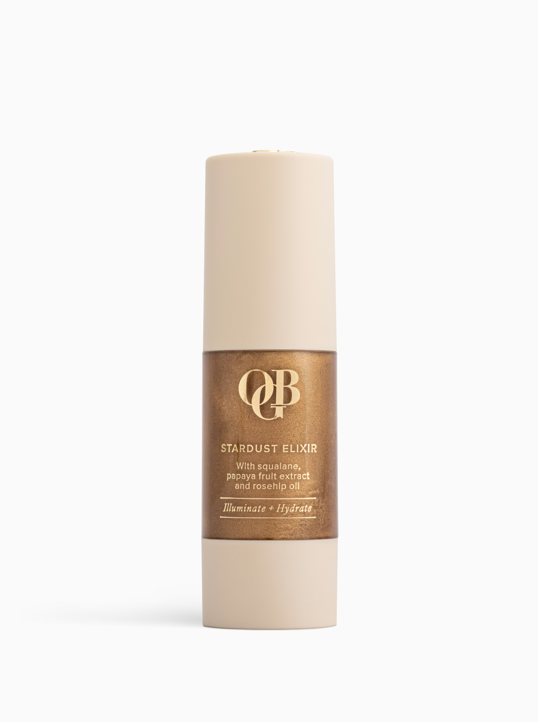 OGB Stardust Elixir in Golden Hour, vloeibare highlighter voor een natuurlijke glow