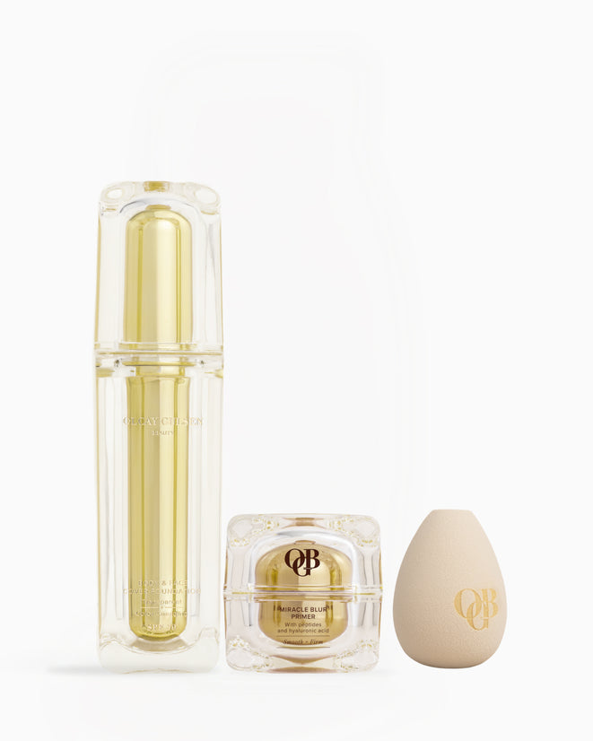 OGB Perfect Base Set, primer, foundation and blender make-up set